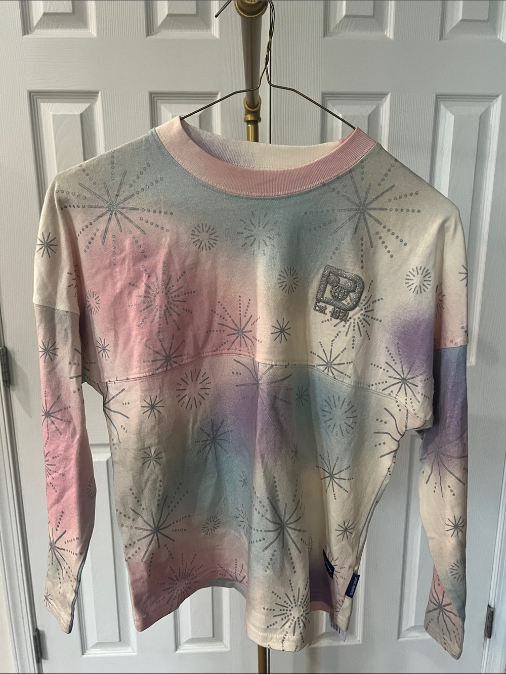 Girls' Disney 100 Year Anniversary Pastel Starburst Long-Sleeve Sweatshirt